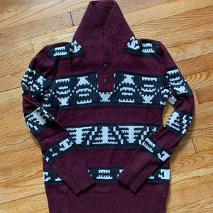 Maroon Men's American Eagle Sweater